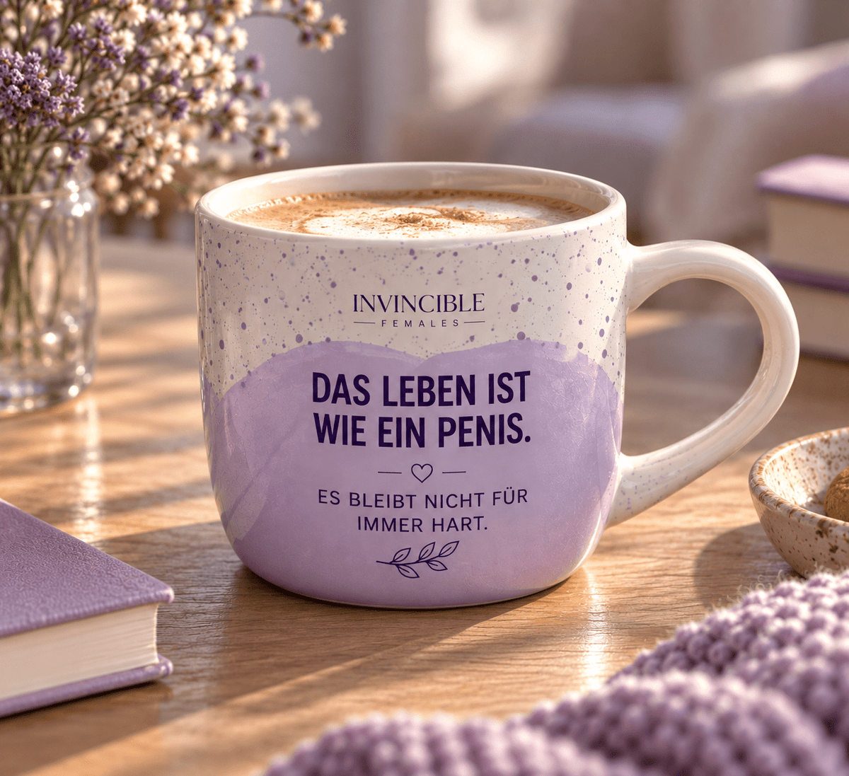 Handgemachte Tasse | Das Leben ist wie...