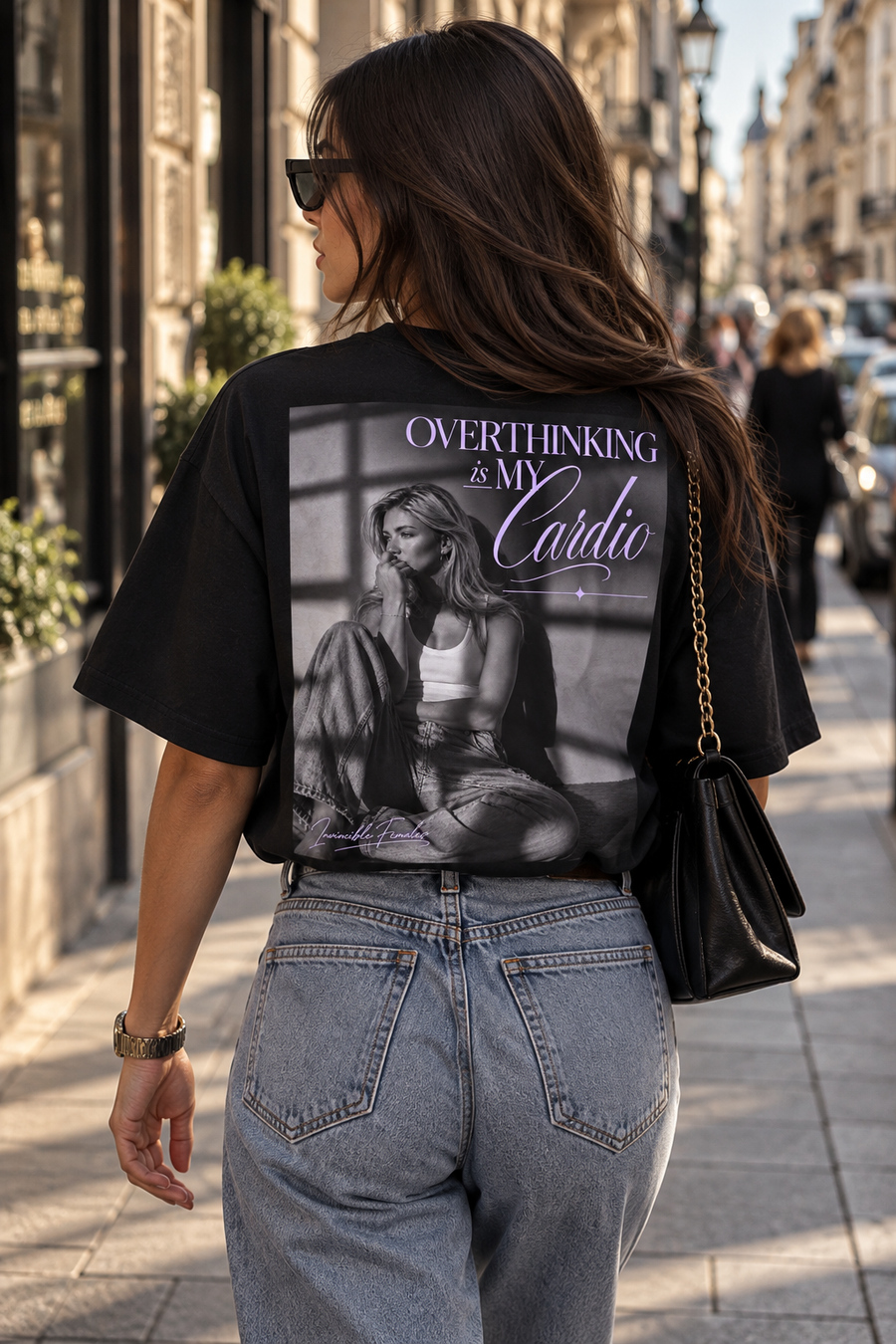 OVERTHINKING is MY Cardio | Oversized Bio Baumwolle | Statement Shirt