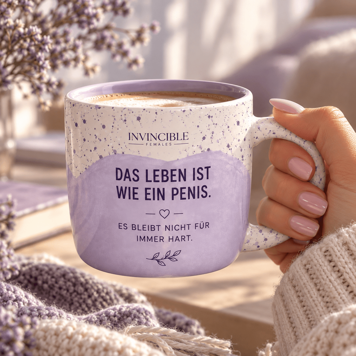 Handgemachte Tasse | Das Leben ist wie...